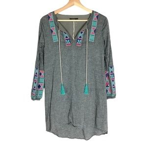 NEW THML‎ Anthropologie Tribal Tunic Dress XS